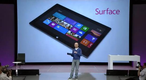 La presentación fallida del Surface de Microsoft