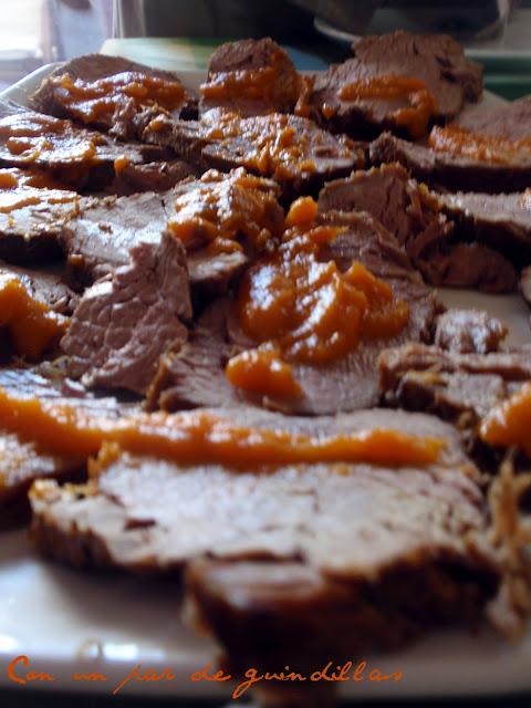 Roti de ternera al Jerez Roti de ternera al Jerez