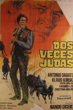 DOS VECES JUDAS (Due volte Giuda) (España, Italia; 1969) Spaguetti Western