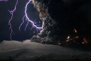 icevolcano_fulle Relámpagos en el volcán Eyjafjallajökull