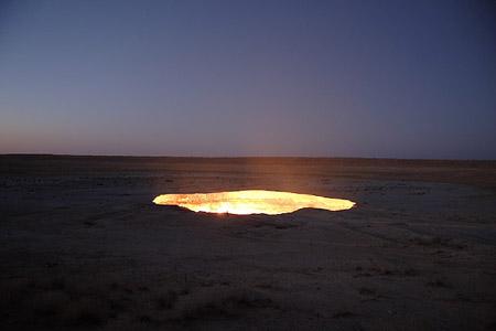 La puerta del infierno esta mas cerca de lo que crees. Pozo de Darvaza, Turkmenistán - La Puerta del Infierno