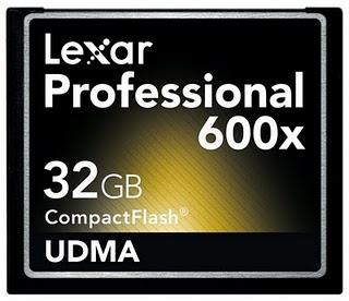Las Tarjetas Professional 600x y 300x CompactFlash de 32GB y el Professional ExpressCard CF Reader ya están disponibles