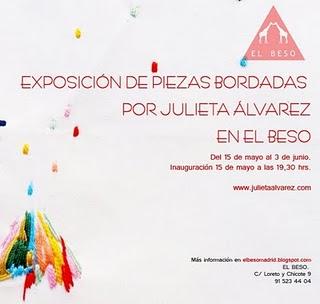 Exposición de JULIETA ÁLVAREZ en El Beso Exposición de JULIETA ÁLVAREZ en El Beso