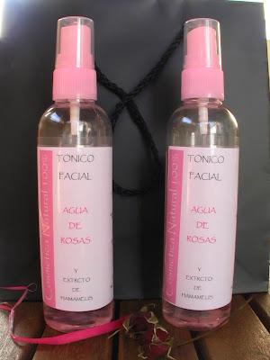 Tonico Facial: Agua de Rosas y Hamamelis