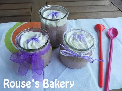 Mousse de arándanos Mousse de arándanos