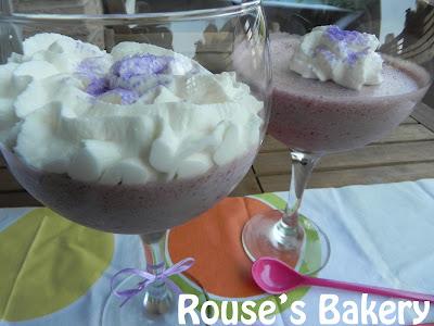 Mousse de arándanos Mousse de arándanos