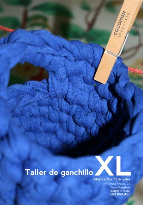 cartel Con agujas e hilos entre las manos :D