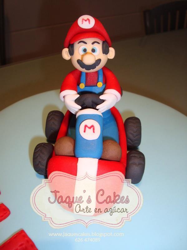 Tarta Cumpleaños Fondant -  Mario Bros y Nintendo