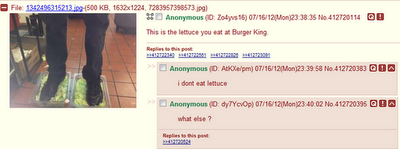 Empleado de Burger King despedido tras subir fotos a 4Chan