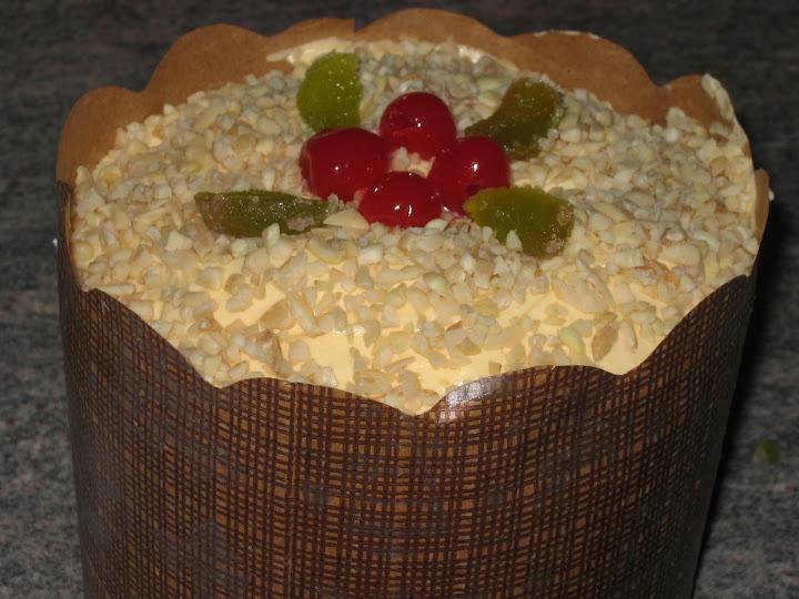 Helado de panetone Helado de panetone