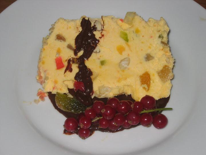 Helado de panetone Helado de panetone