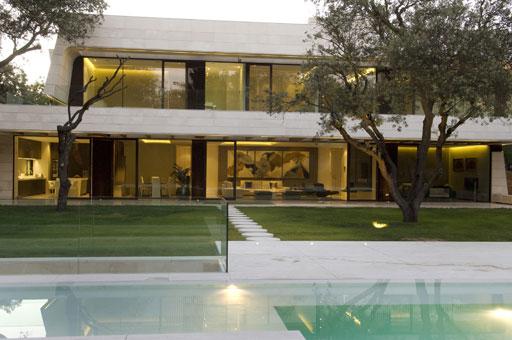 A-cero Projects A-cero finaliza una nueva vivienda a las afueras de Madrid (imágenes nocturnas)