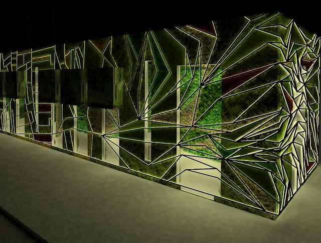 Urbanarbolismo redactará el proyecto de fachada vegetal del Palacio de congresos de Vitoria-Gasteiz. Iluminación nocturna