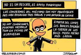 Las consecuencias del rescate español en serio y con humor. Las consecuencias del rescate español en serio y con humor.