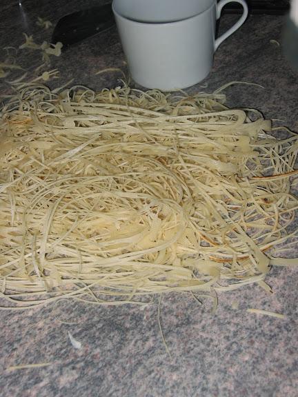 Masa para Kadaif casera Masa para Kadaif casera