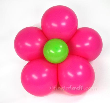 flor-450 Tutorial globos: una alegre flor