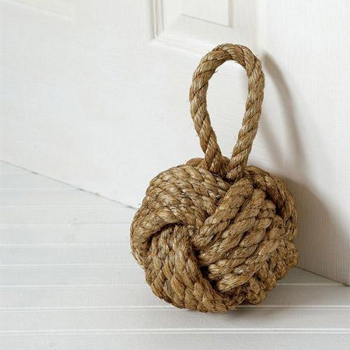 Bola de cuerda decorativa de estilo rustico o marinero