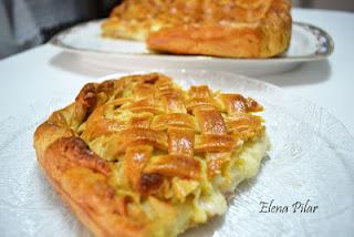 Empanada cremosa de Bechamel, Jamón y Queso Havarti (receta de masa en Thermomix)