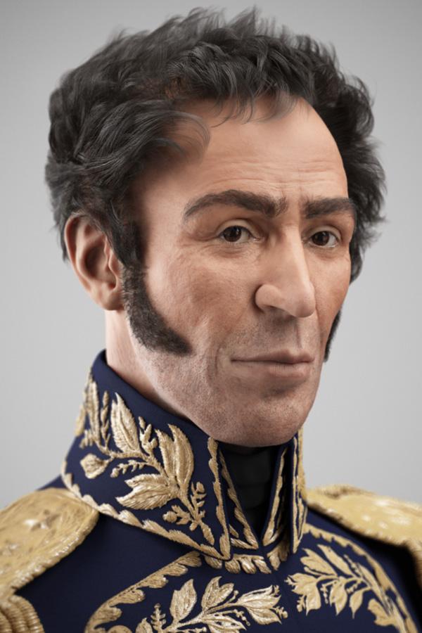 Reconstrucción facial 3D de El Libertador