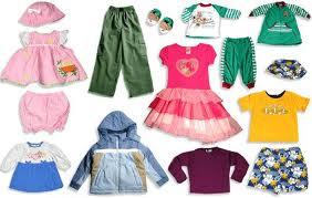 La ropa infantil.