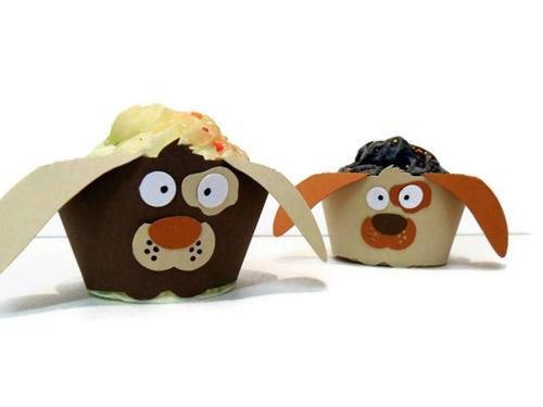 cestitas-cupcakes-cachorro-cakeadoodledoo-etsy Ideas etsy: cestitas para cupcakes