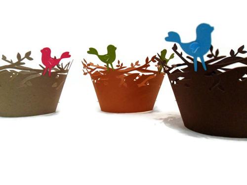 cestitas-cupcakes-pajaro-cakeadoodledoo-etsy Ideas etsy: cestitas para cupcakes