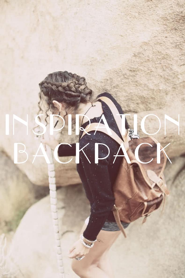 Inspiration Backpack collagevintage
