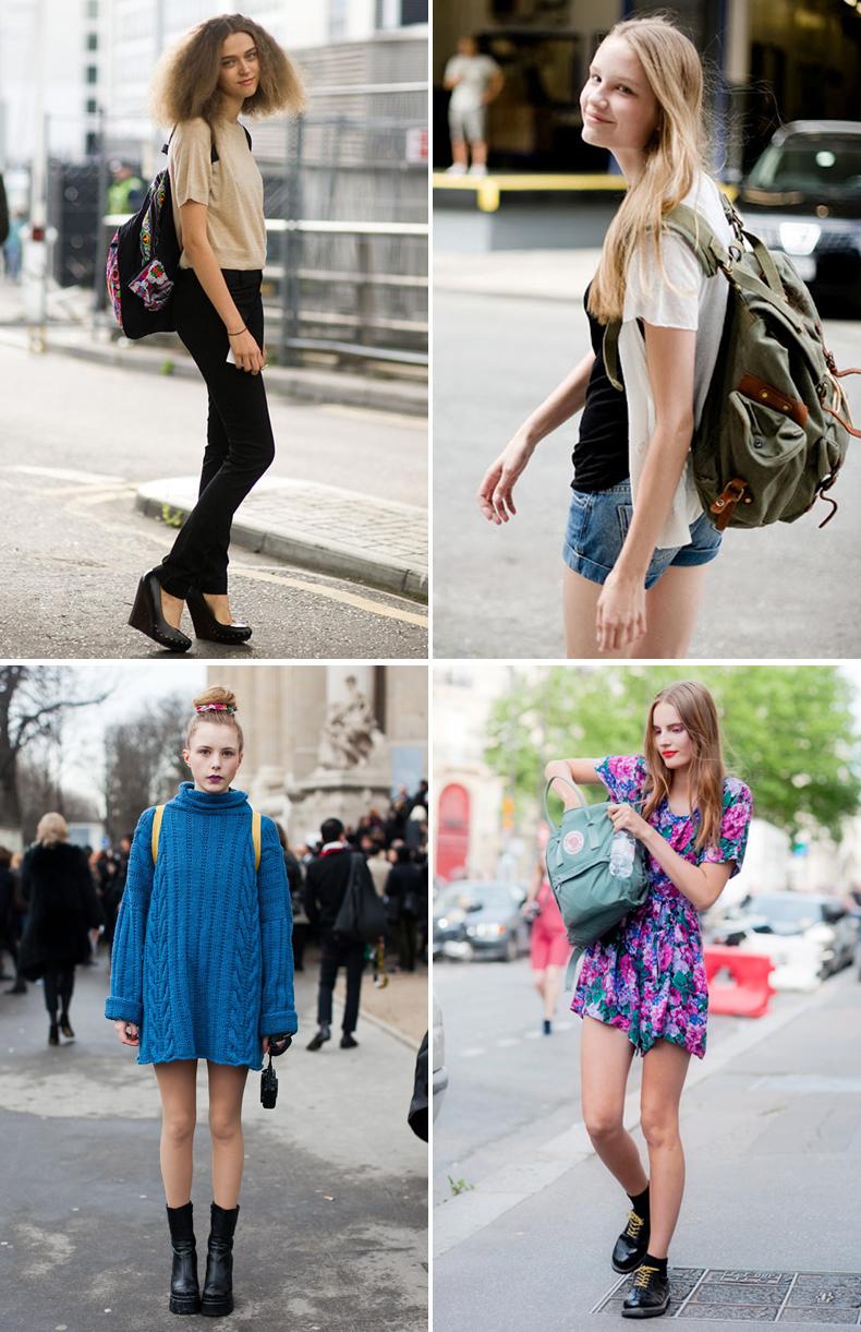 Inspiration Backpack collagevintage