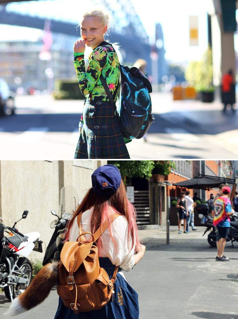 Inspiration Backpack collagevintage