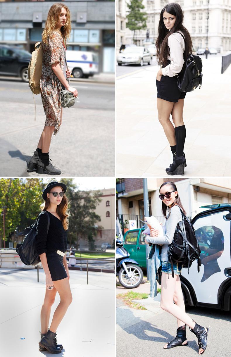 Inspiration Backpack collagevintage