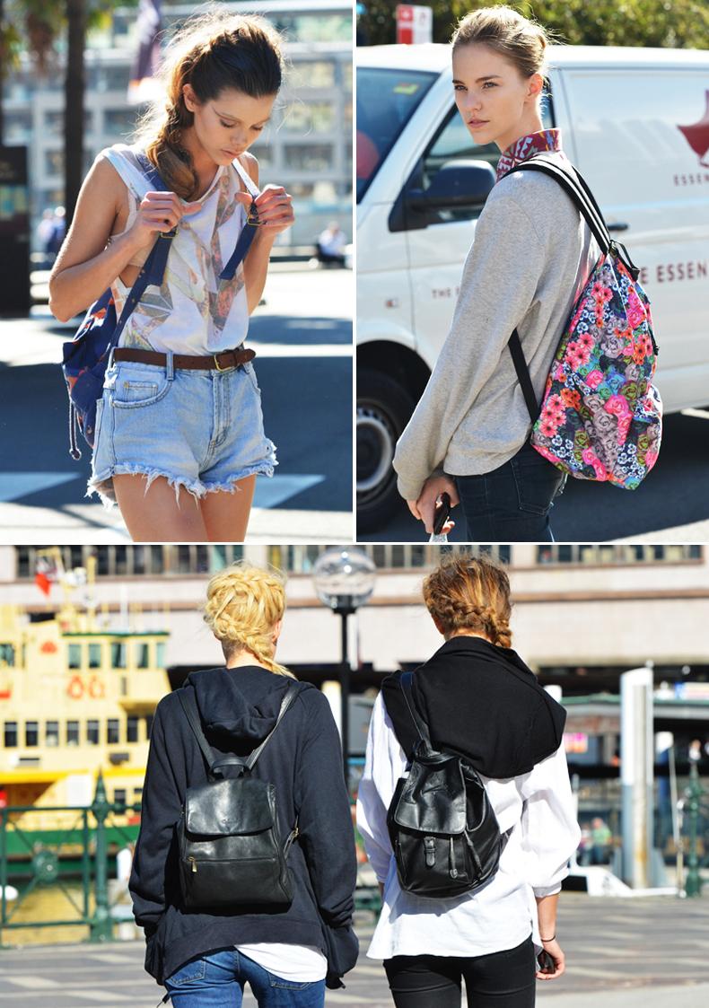 Inspiration Backpack collagevintage