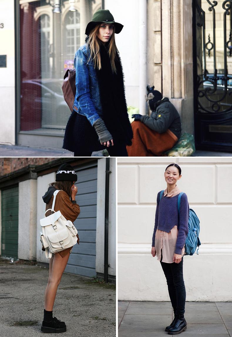 Inspiration Backpack collagevintage