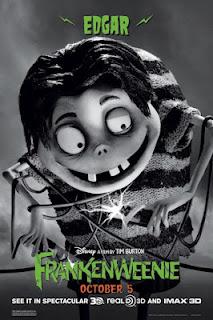 Frankenweenie: nueve carteles