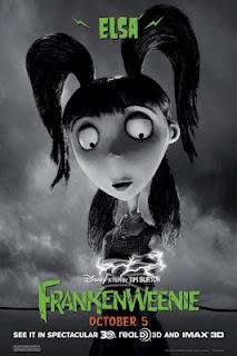 Frankenweenie: nueve carteles