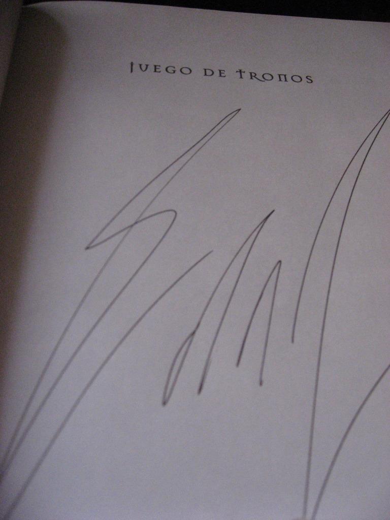 Crónica de la firma de George R.R. Martin en Celsius 232