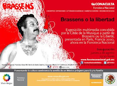 Brassens o la libertad, imagen y selección fonográfica sobre el cantautor francés Georges Brassens en la Fonoteca Nacional