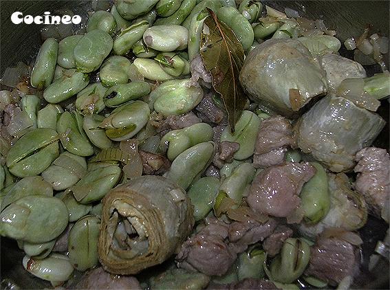 Habas con arroz Habas con arroz