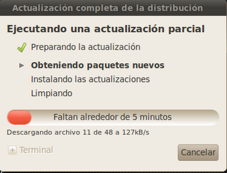 VP8 actualizacion parcial Ubuntu 10.04 LTS