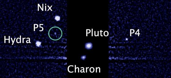 Descubren la quinta luna alrededor de Plutón