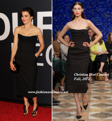 Rachel Weisz, de Christian Dior Couture, en el estreno de The Bourne Legacy en NY Rachel Weisz, de Christian Dior Couture, en el estreno de The Bourne Legacy en NY