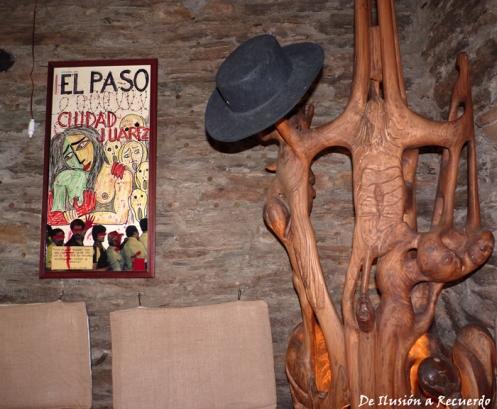 escultura madera de castaño Soñé un molino mágico