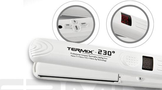 detalles de la plancha Termix 230º detalles de la plancha Termix 230º