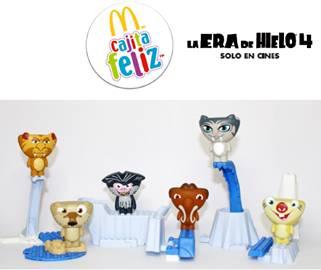 ¡Continúa la aventura de la Era de Hielo 4 en la Cajita Feliz de McDonald´s!