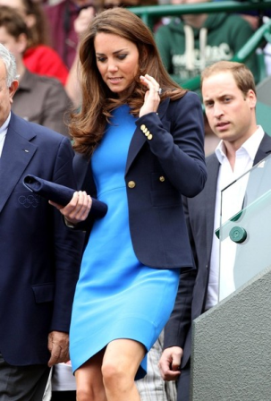 Kate Middleton, de Stella McCartney, en el partido de Andy Murray