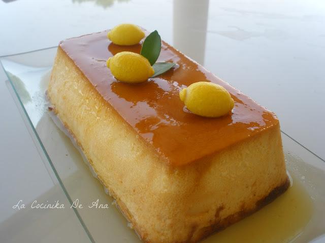 Flan de queso semi curado Flan de queso semi curado