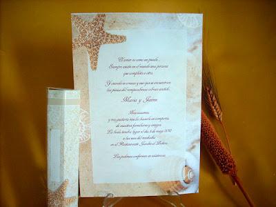 Invitaciones de bodas marineras