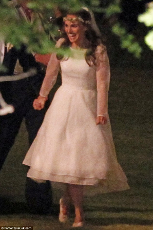 Natalie Portman se casó vestida de Rodarte
