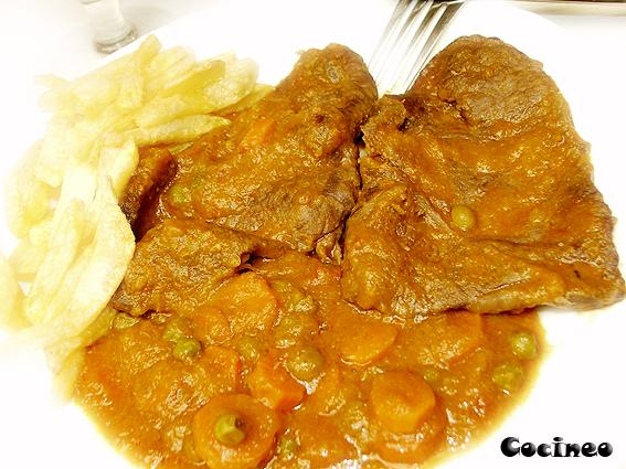 Ternera con salsa de zanahoria Ternera con salsa de zanahoria