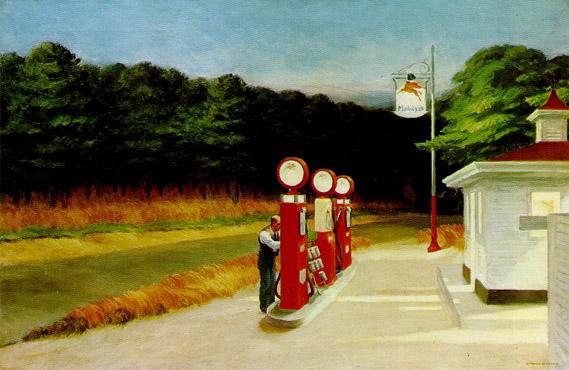 hopper.gas Madrid en agosto, la vida en rosa