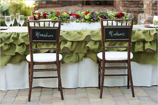 ¡Decoramos las sillas de los novios! ¡Decoramos las sillas de los novios!